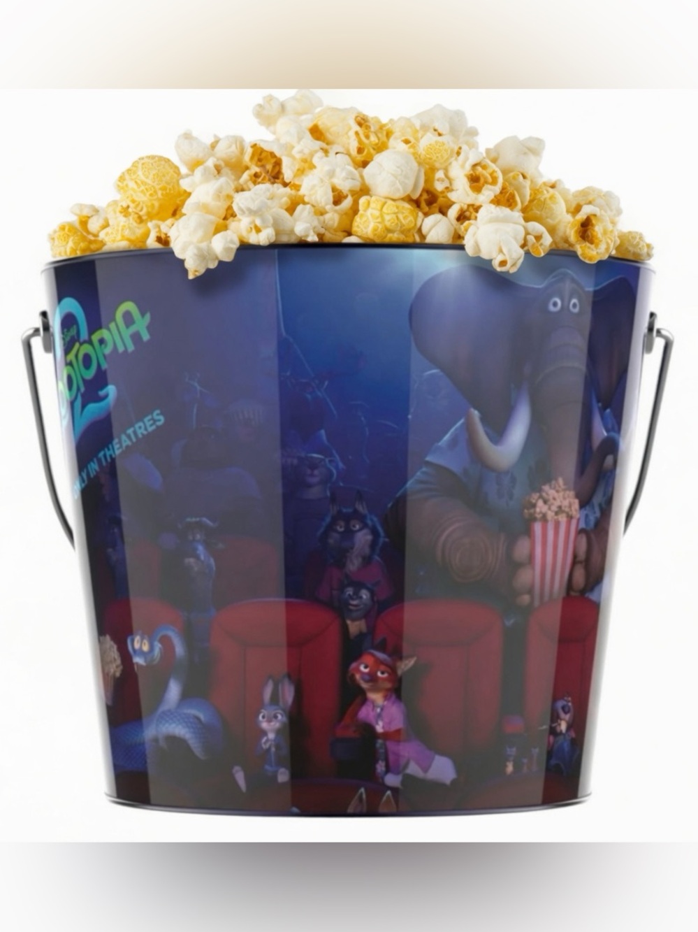 Disney Zootopia Popcorn Tin - Blue, Red